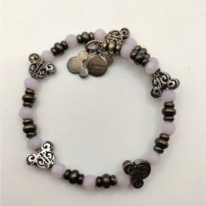 Rafaelian Silver Alex and Ani Disney Mickey Mouse Wrap Bracelet